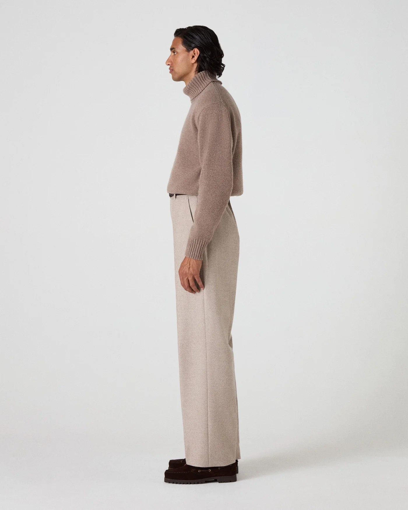 Alfredo Flannel Trousers - Sand — view 2