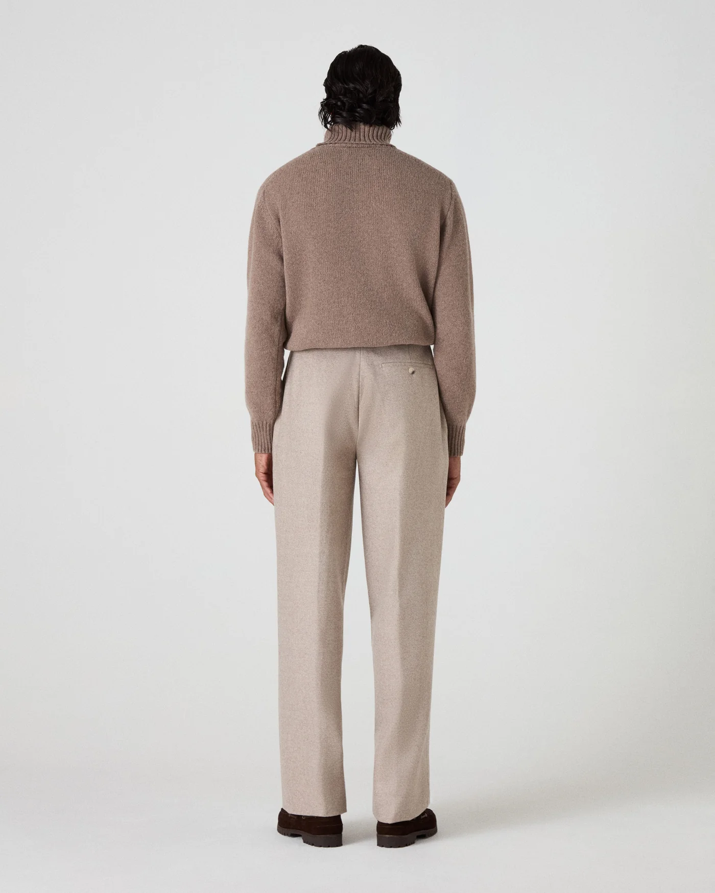 Alfredo Flannel Trousers - Sand — view 3