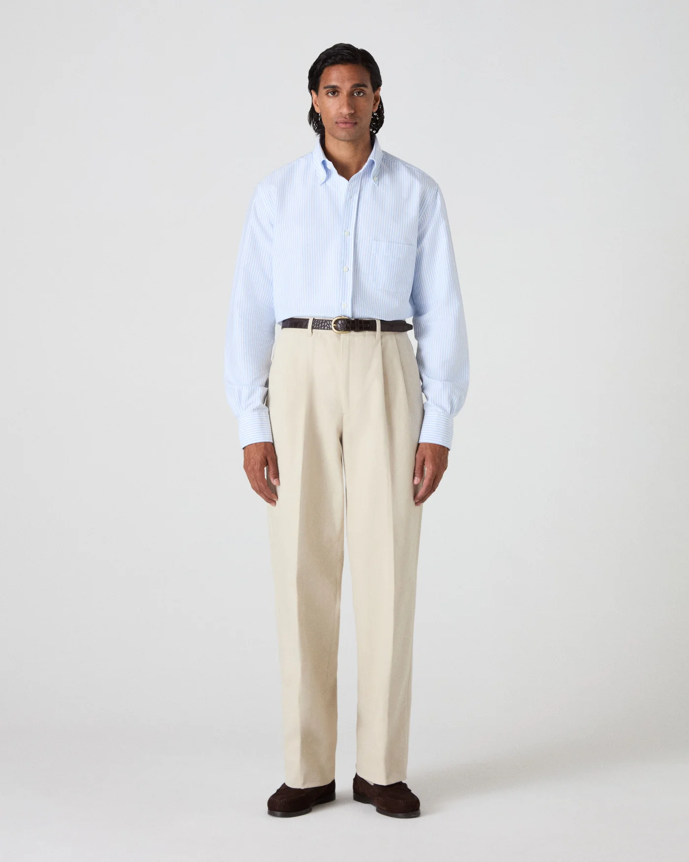 Antonello Cotton Trousers - Cream