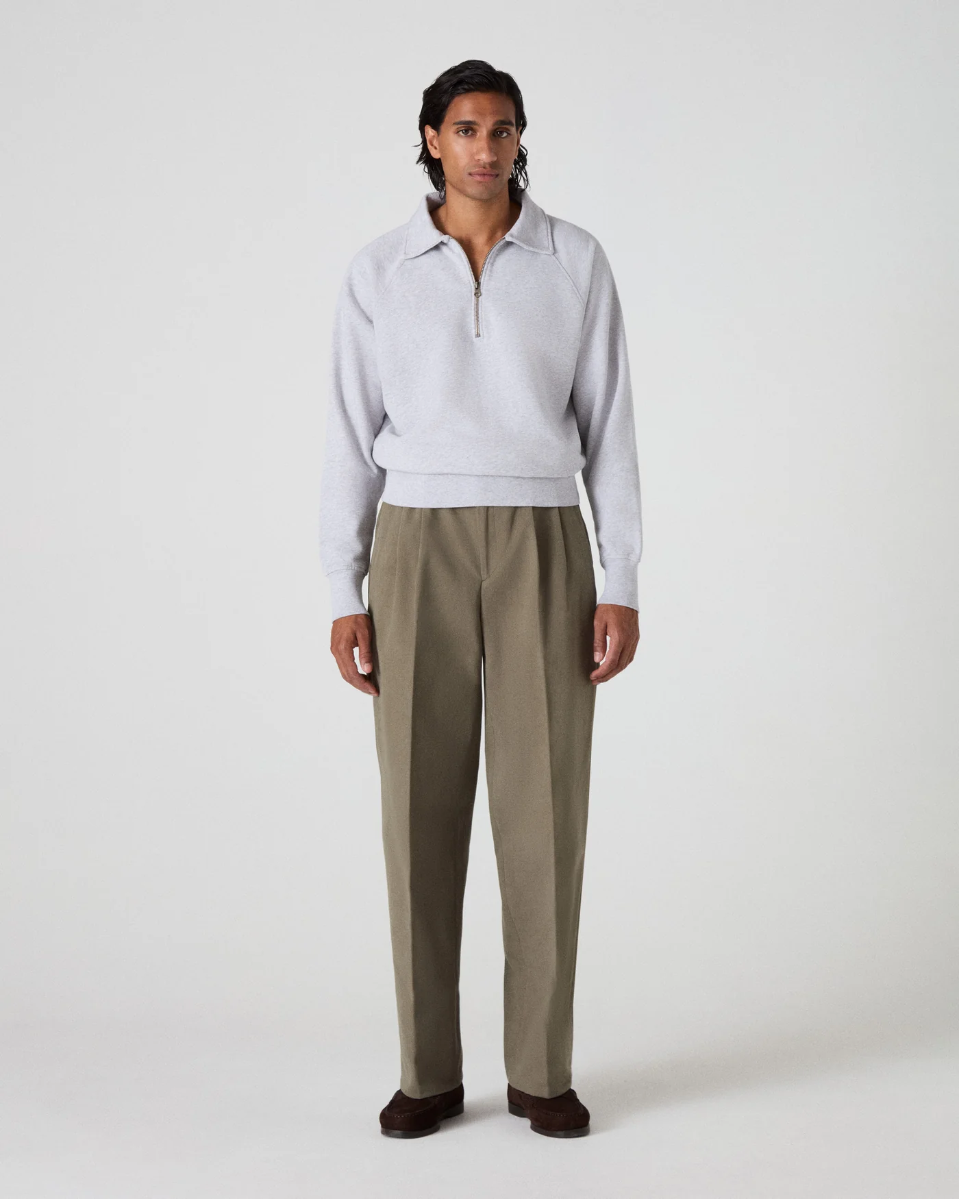 Antonello Cotton Trousers - Lovat