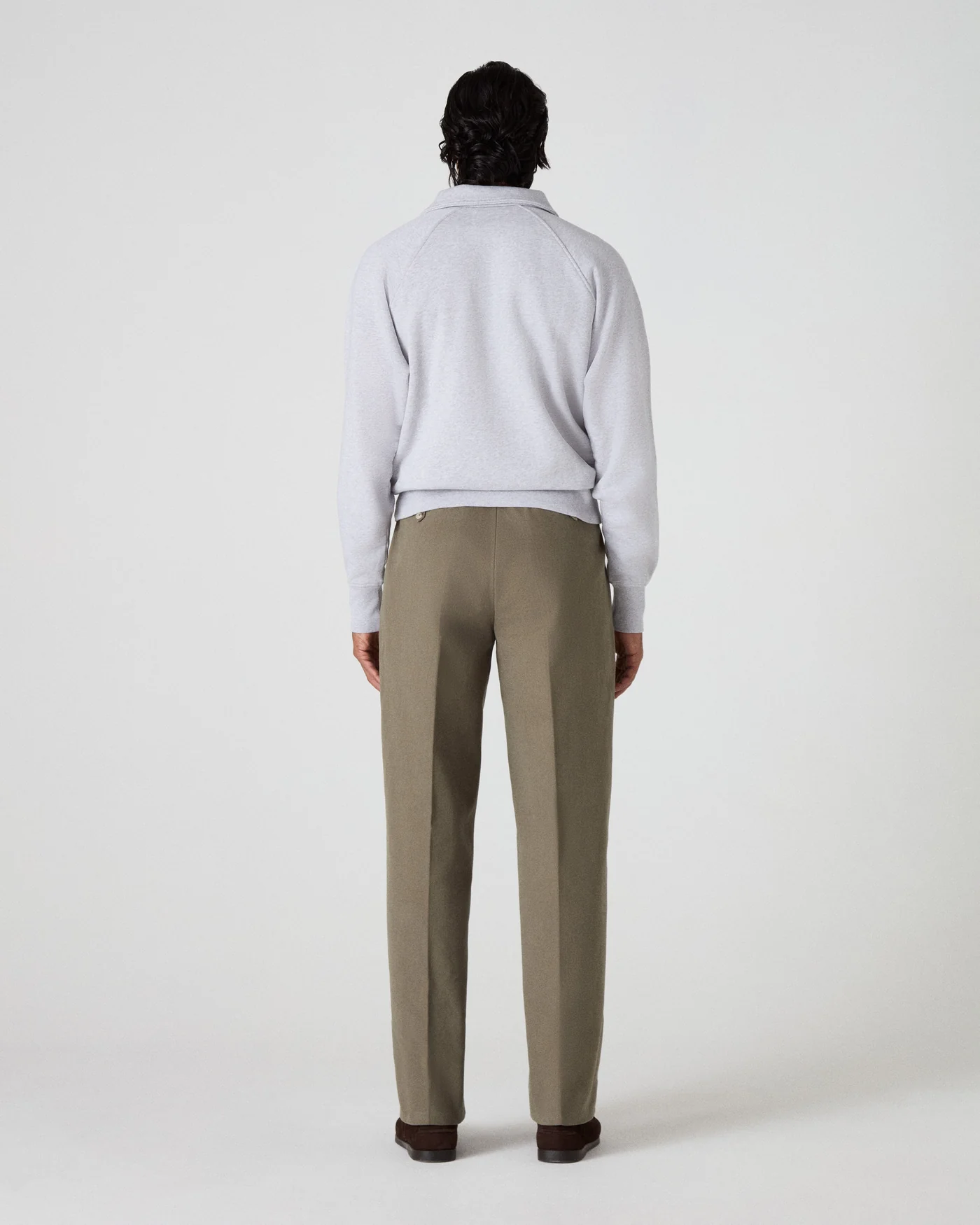 Antonello Cotton Trousers - Lovat — view 4