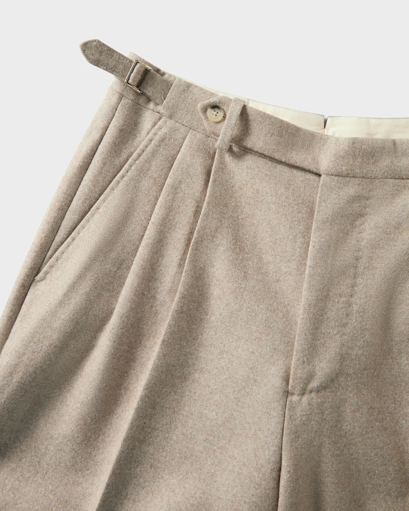 August Flannel Trousers - Sand — view 5