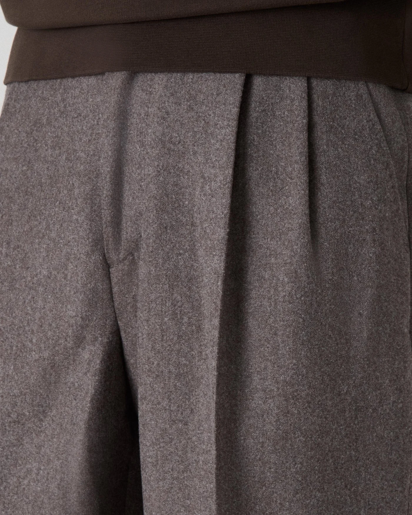 August Flannel Trousers - Taupe — view 2