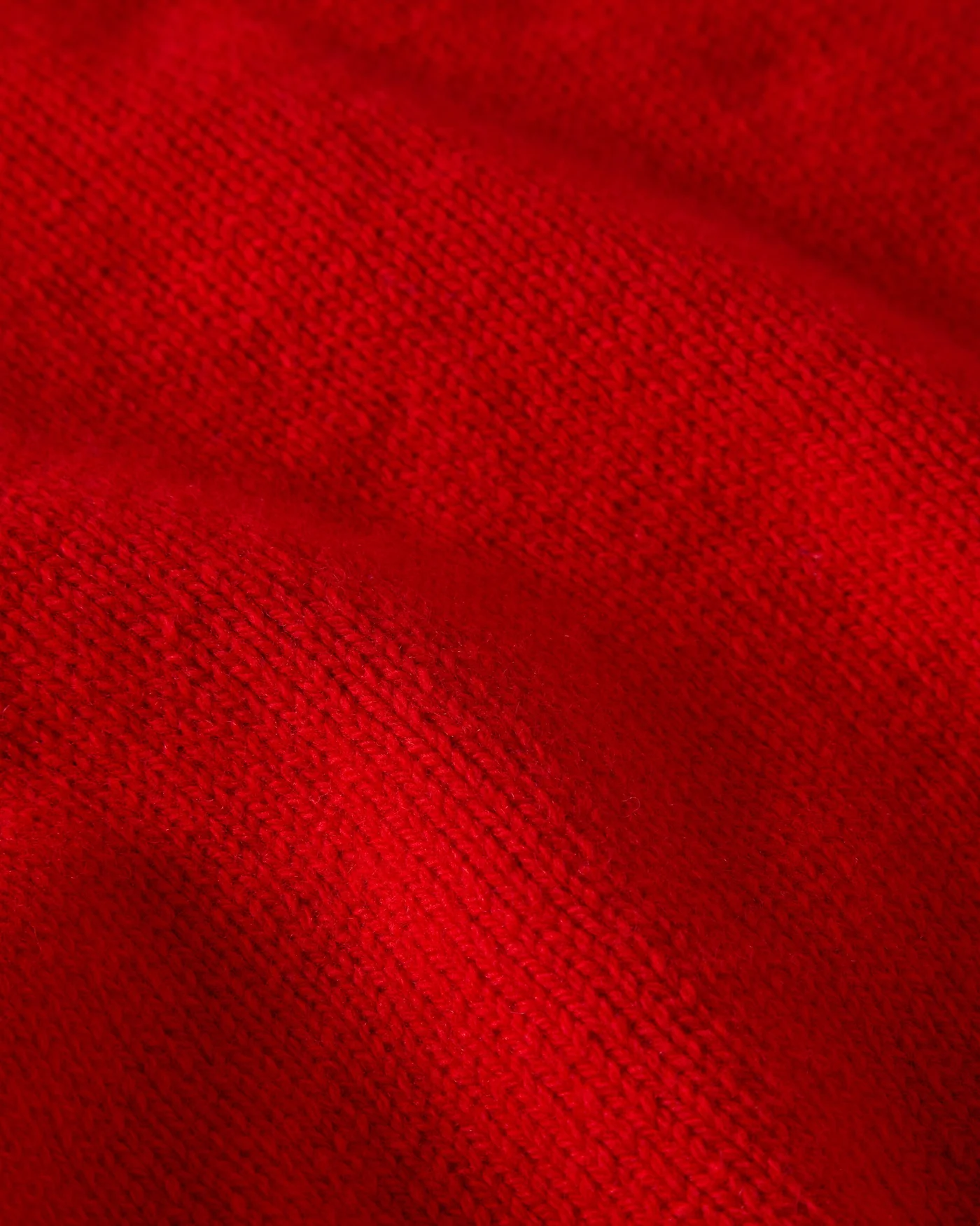 Benny Wool/Cashmere Polo - Barn Red — view 5