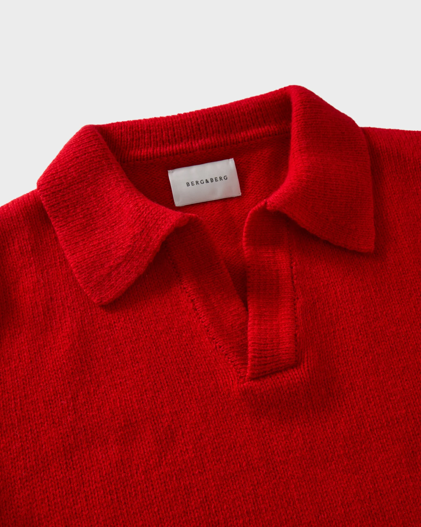 Benny Wool/Cashmere Polo - Barn Red — view 6