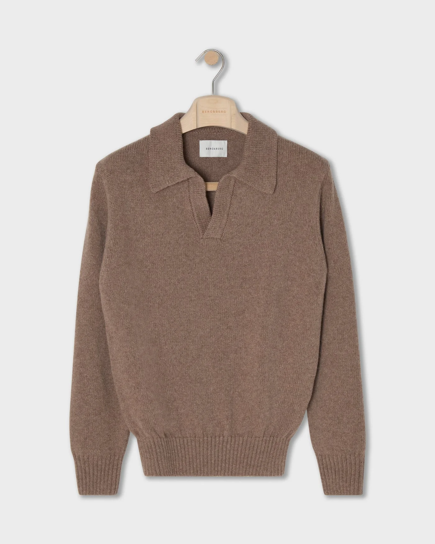 Benny Wool/Cashmere Polo - Hazel — view 5