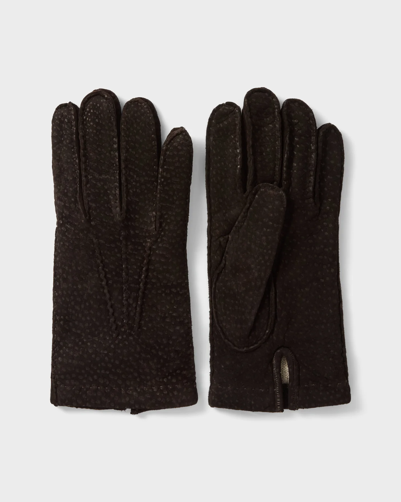 Carpincho Gloves - Dark Brown — view 2