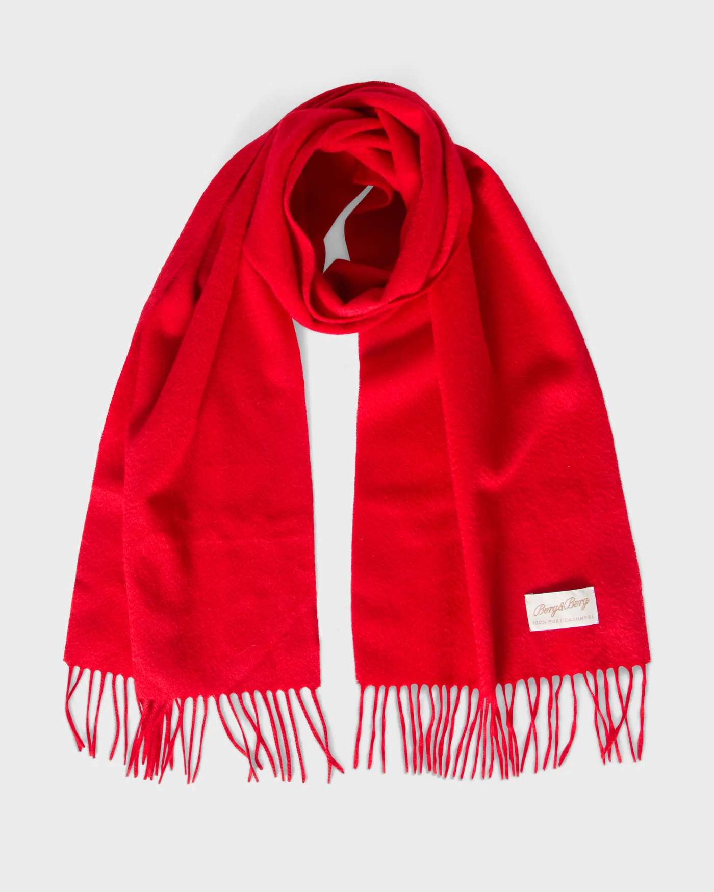 Cashmere Scarf - Barn Red