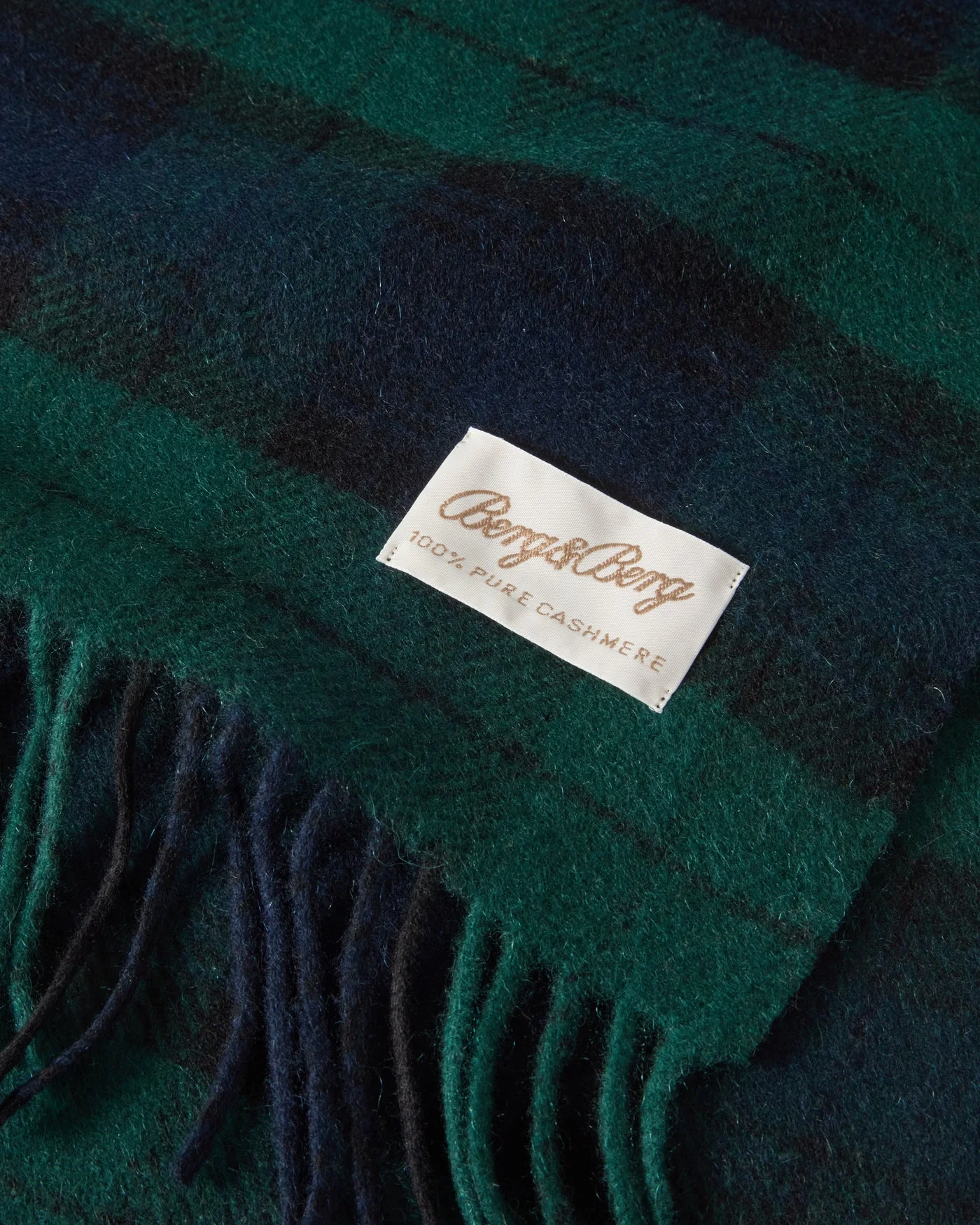 Cashmere Scarf - Blackwatch — view 2