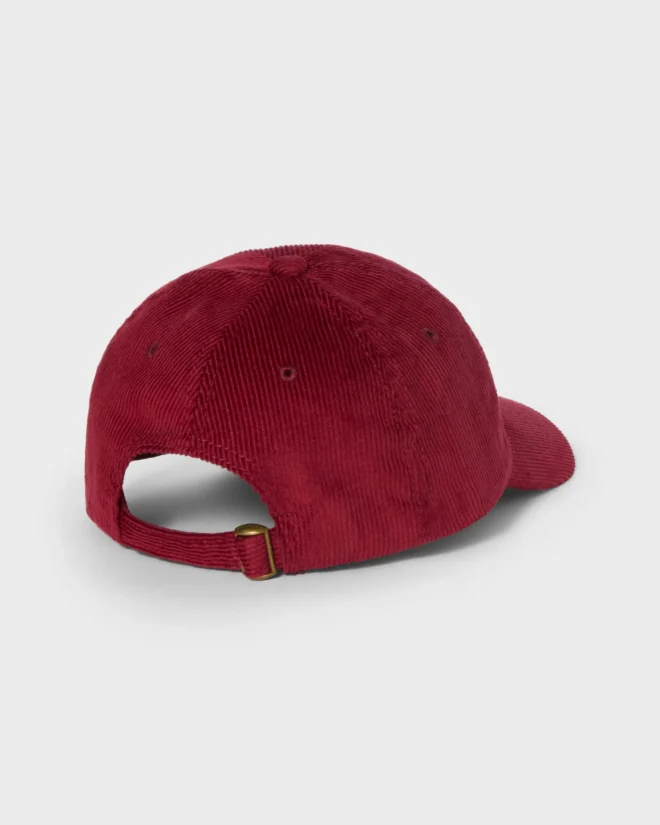 Corduroy Dad Cap - Burgundy — view 2