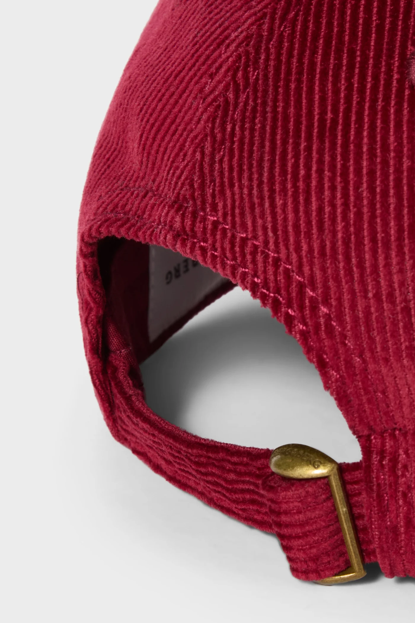 Corduroy Dad Cap - Burgundy — view 4