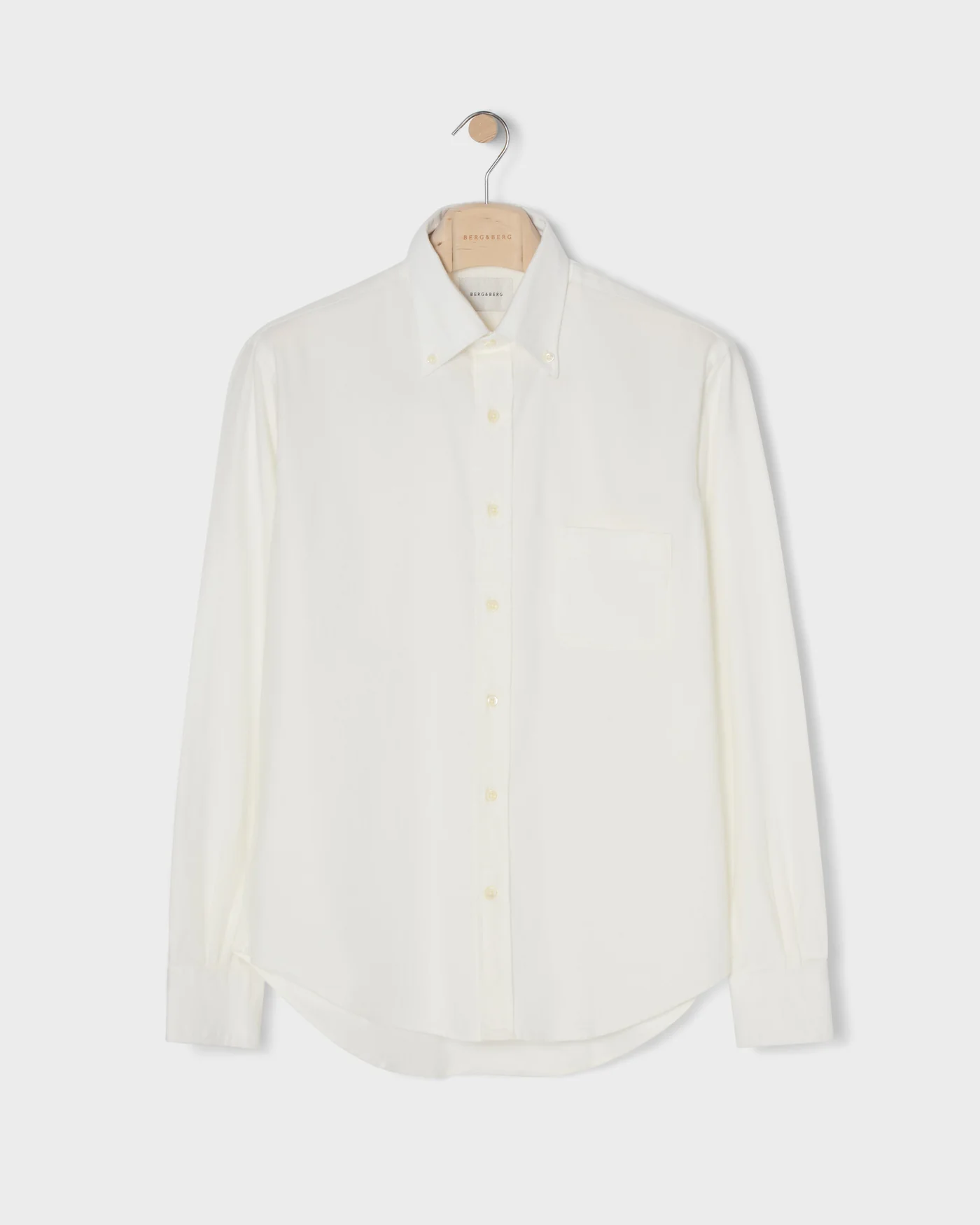 Ferdinand Brushed Twill Shirt - Cream — view 3