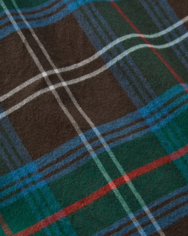 Ferdinand Oxford Brushed Twill Shirt - Multi Check — view 2