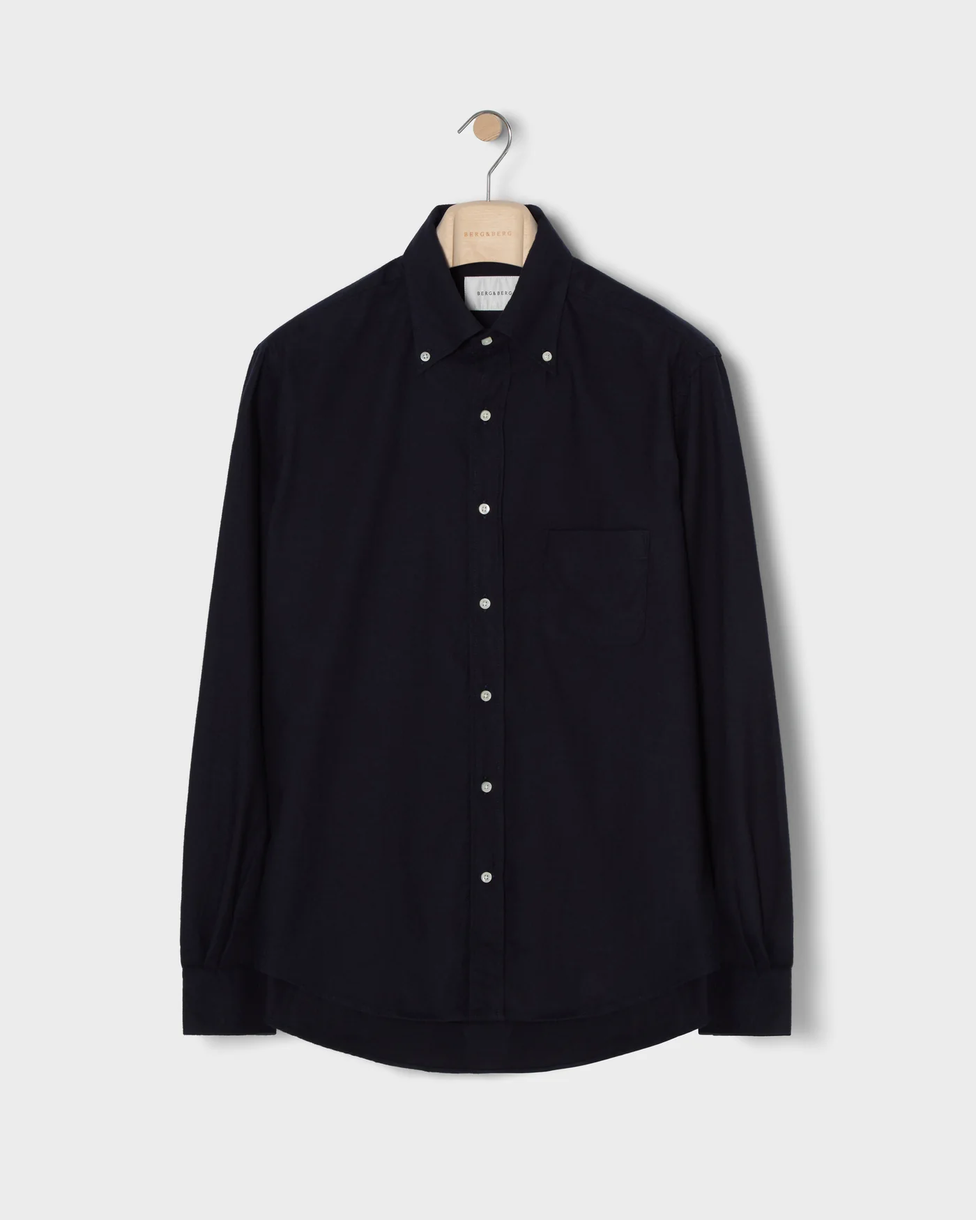 Ferdinand Brushed Twill Shirt - Navy — view 3