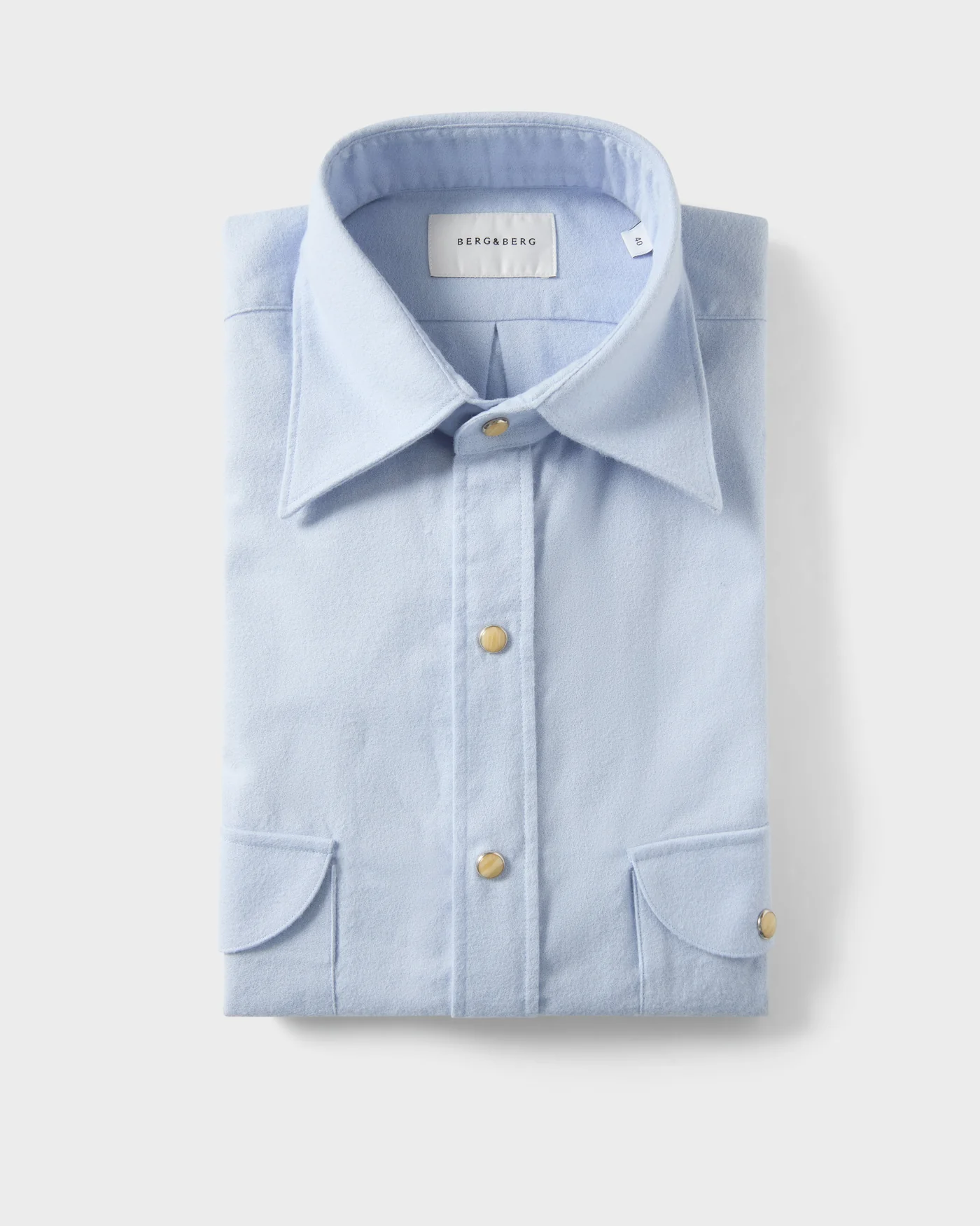Fernando Western Shirt - Light Blue