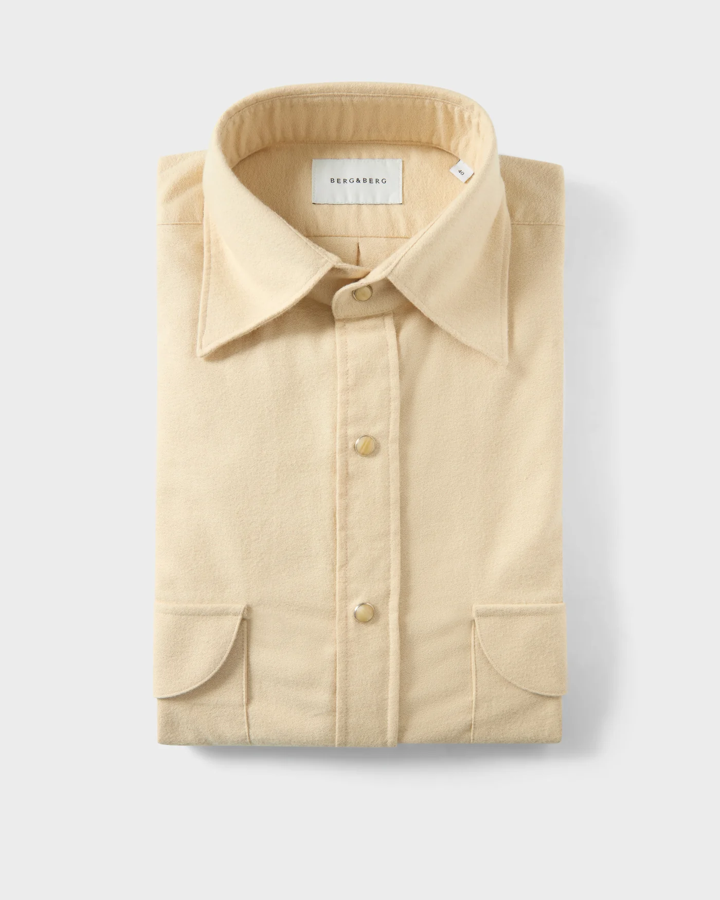 Fernando Western Shirt - Light Beige
