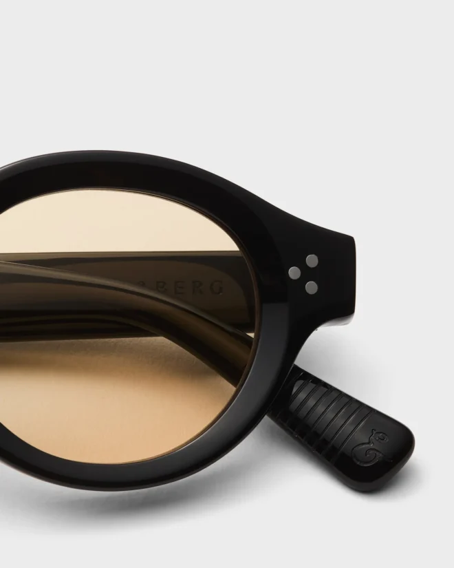 George Sunglasses - Black/Brown Lenses — view 2