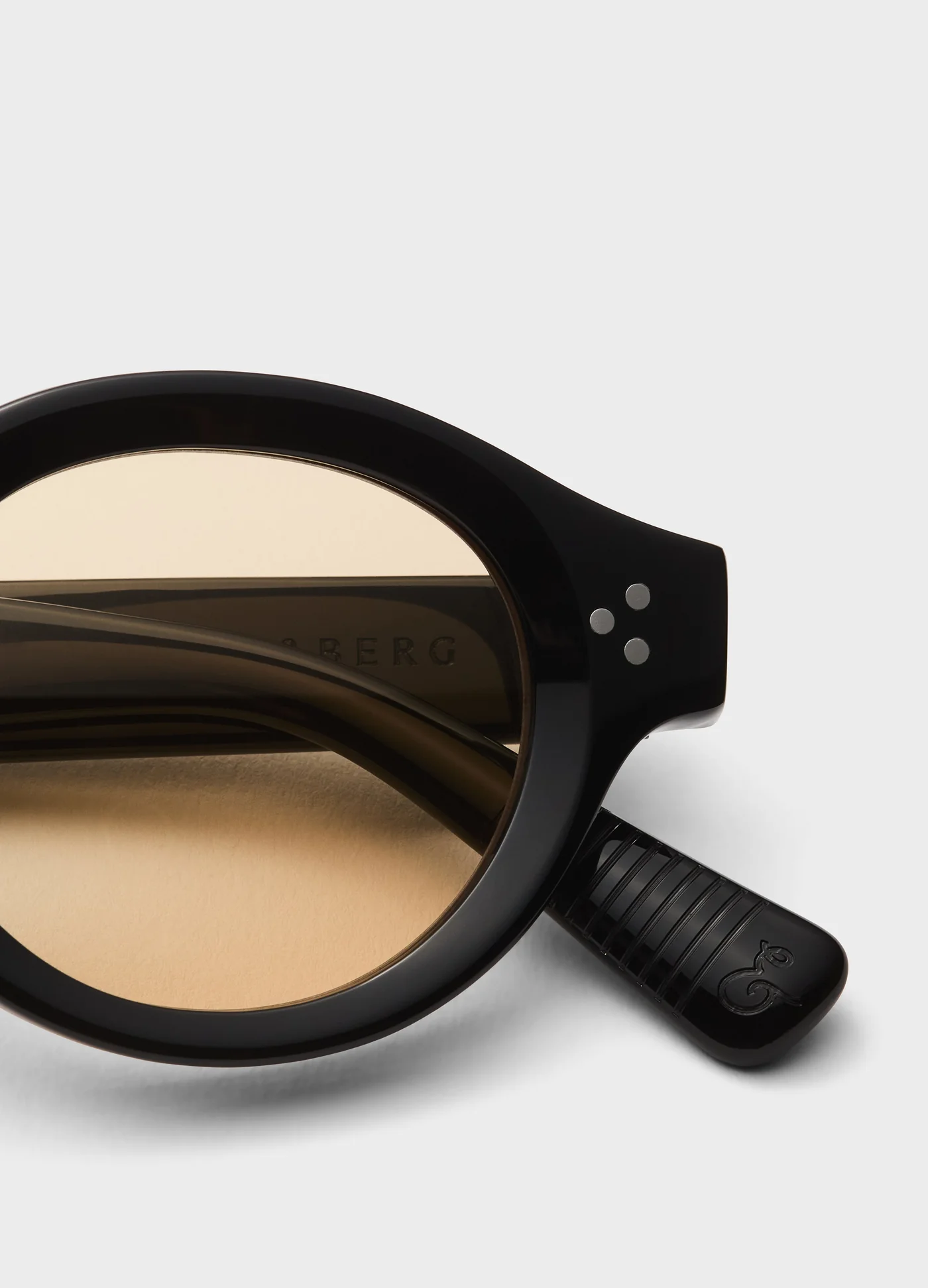 George Sunglasses - Black/Brown Lenses — view 2