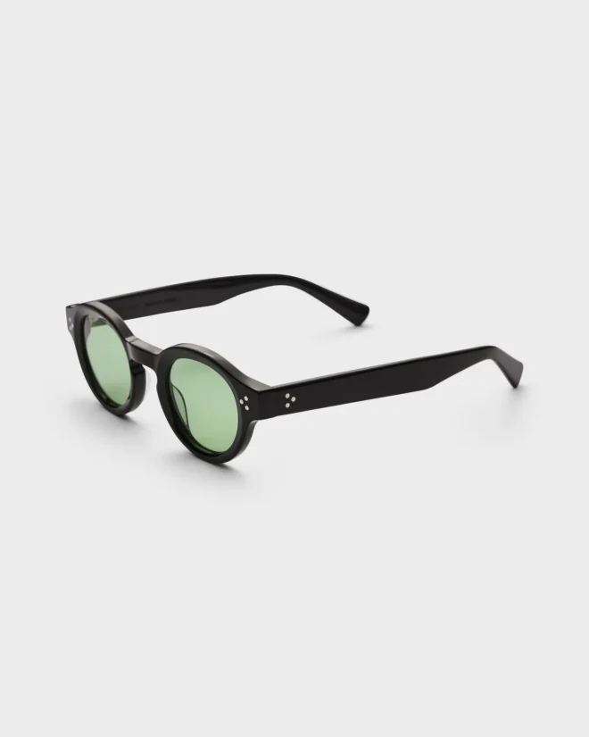 George Sunglasses - Black/Green Lenses