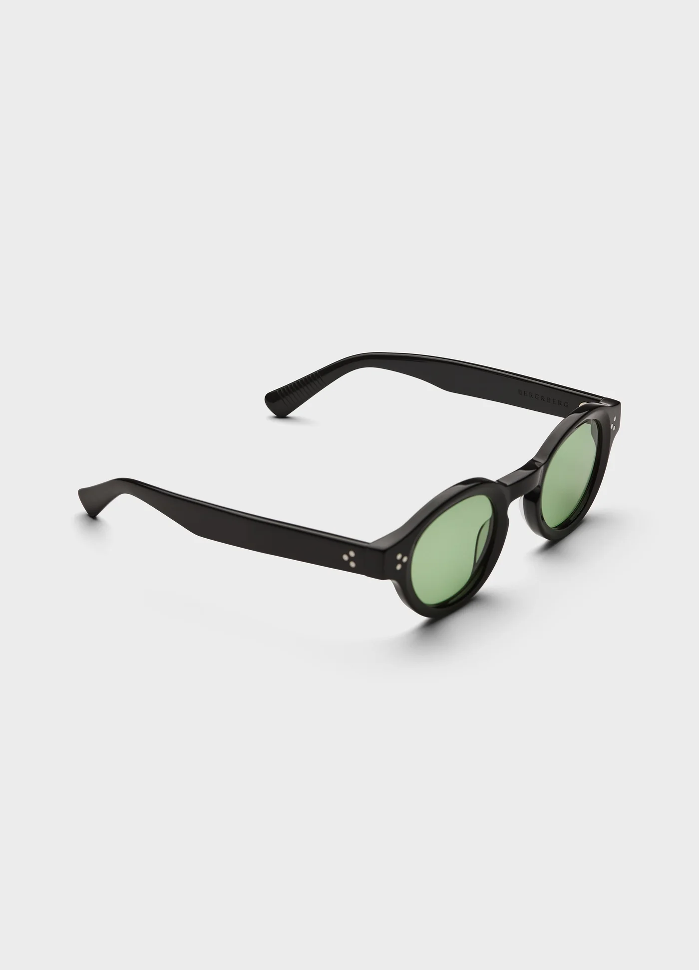 George Sunglasses - Black/Green Lenses — view 5