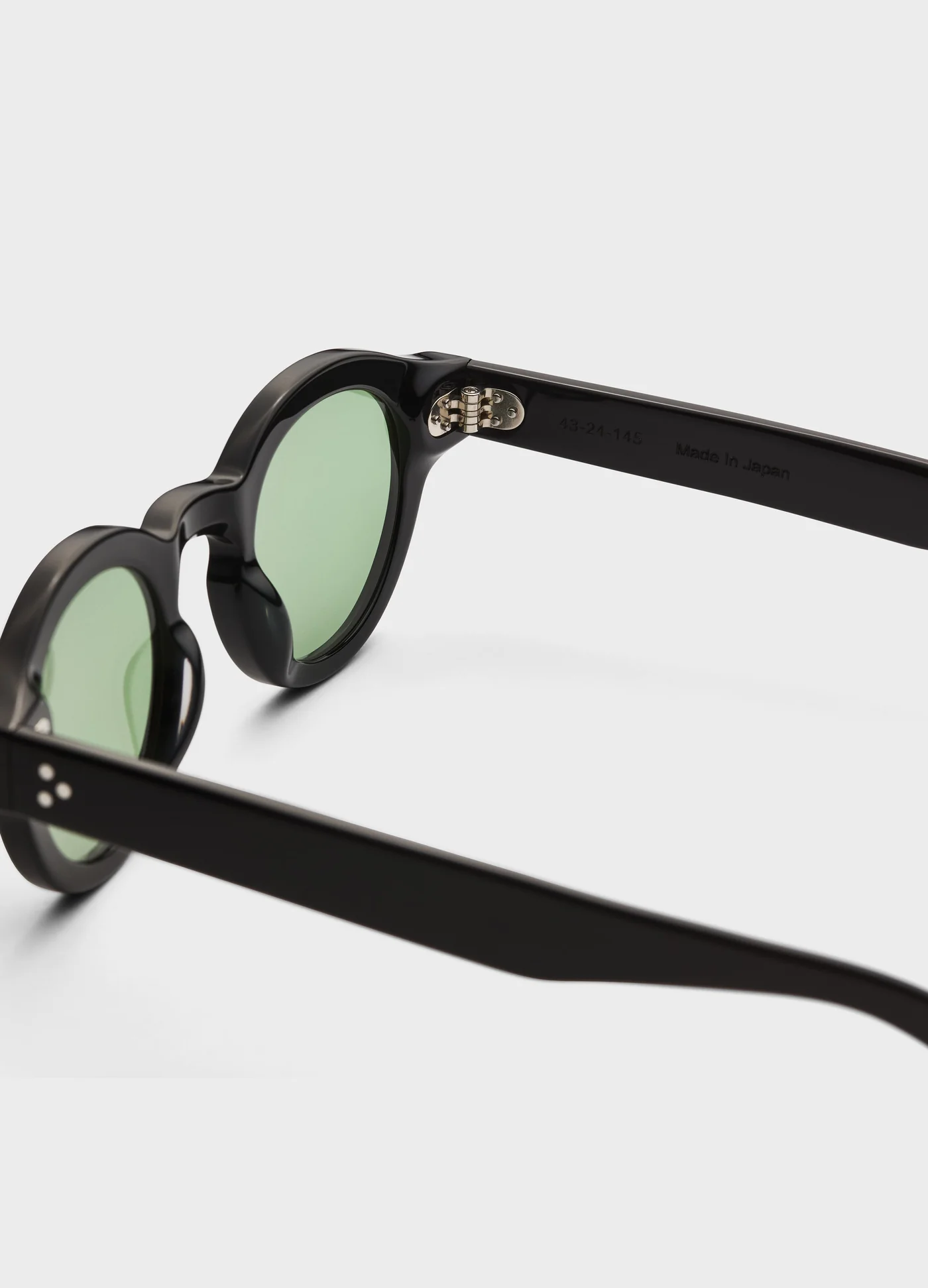 George Sunglasses - Black/Green Lenses — view 6