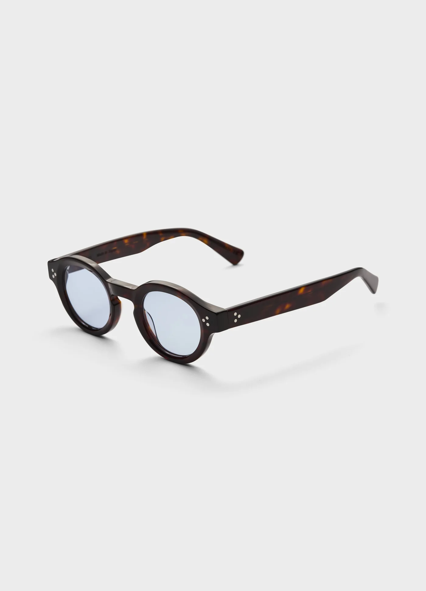 George Sunglasses - Dark Brown Tortoise/Blue Lenses