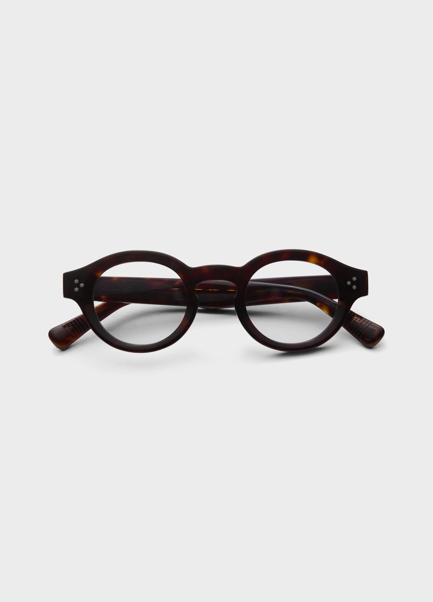 George Sunglasses - Dark Brown Tortoise/Blue Lenses — view 4