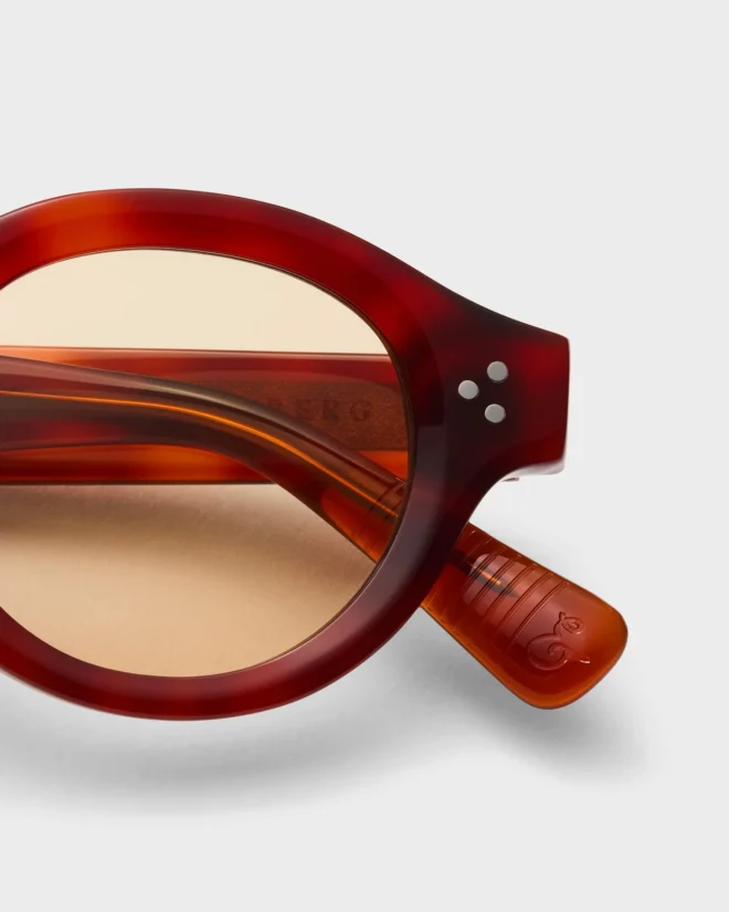 George Sunglasses - Light Brown Tortoise/Brown Lenses — view 2