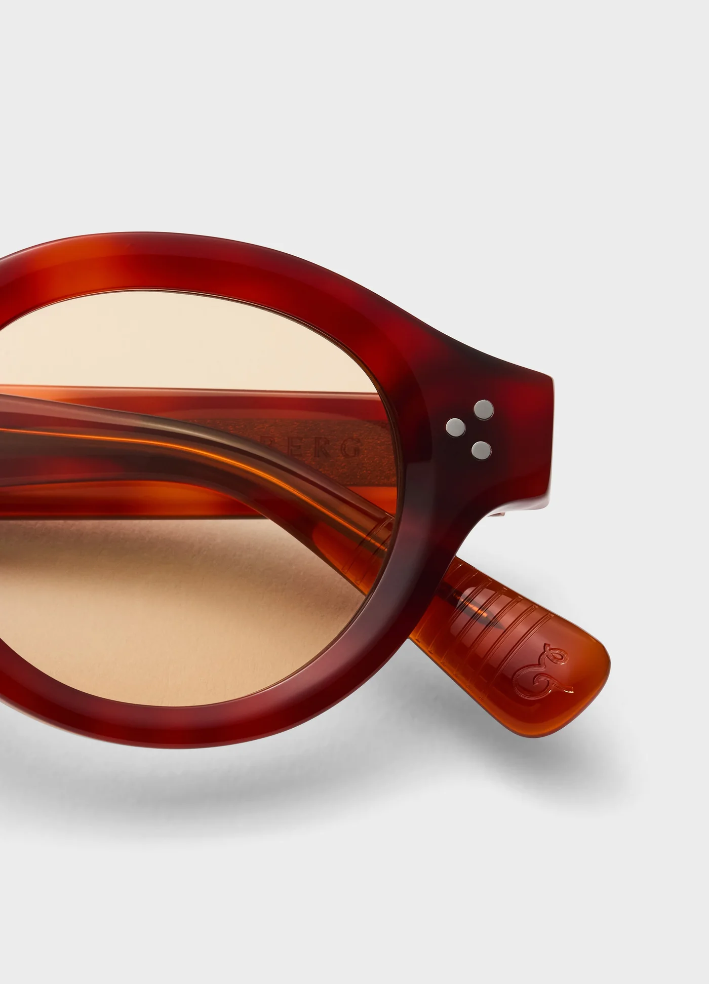 George Sunglasses - Light Brown Tortoise/Brown Lenses — view 2
