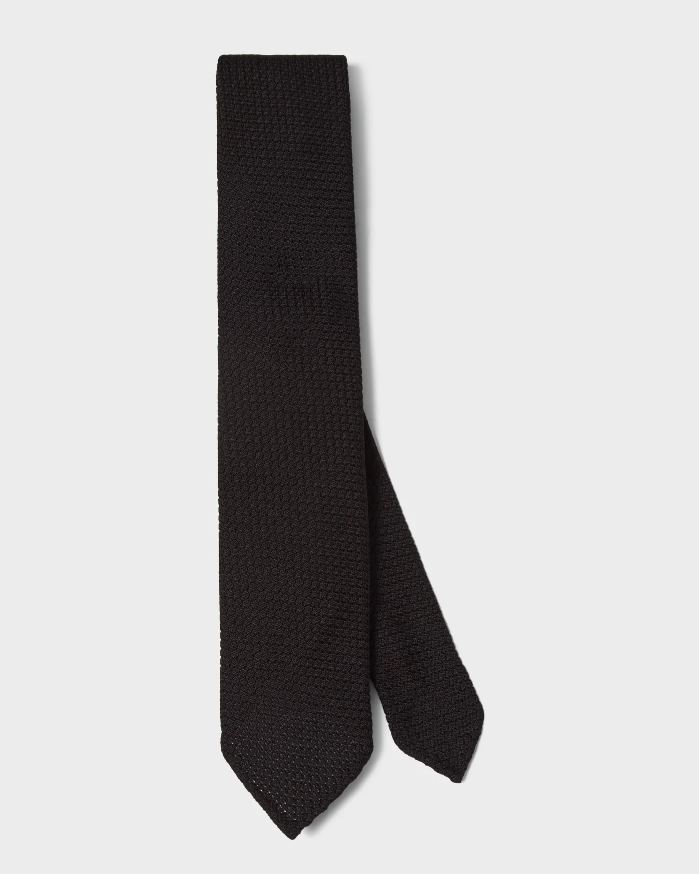 Grenadine Silk Tie - Black