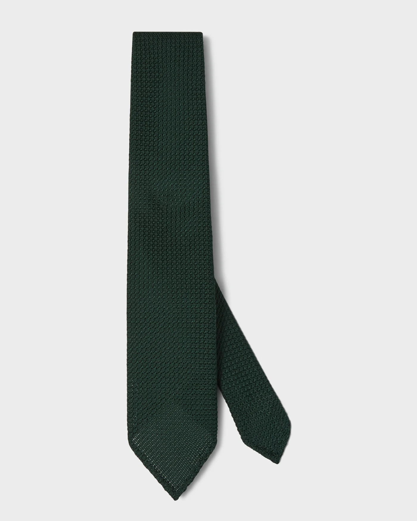 Grenadine Silk Tie - Bottle Green