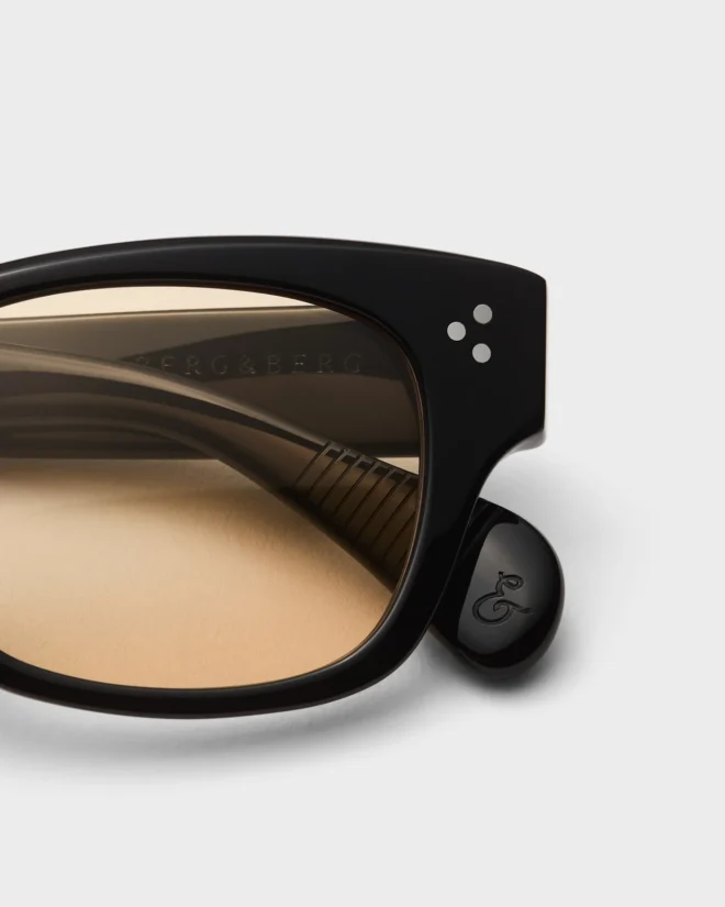 Gustav Sunglasses - Black/Brown Lenses — view 2