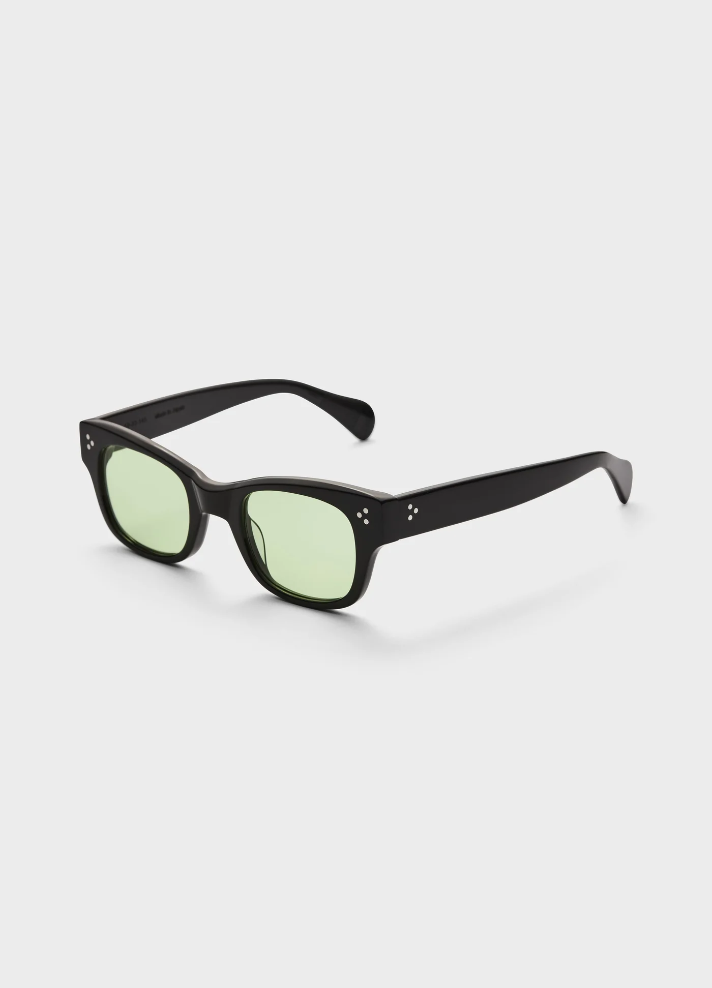 Gustav Sunglasses - Black/Green Lenses