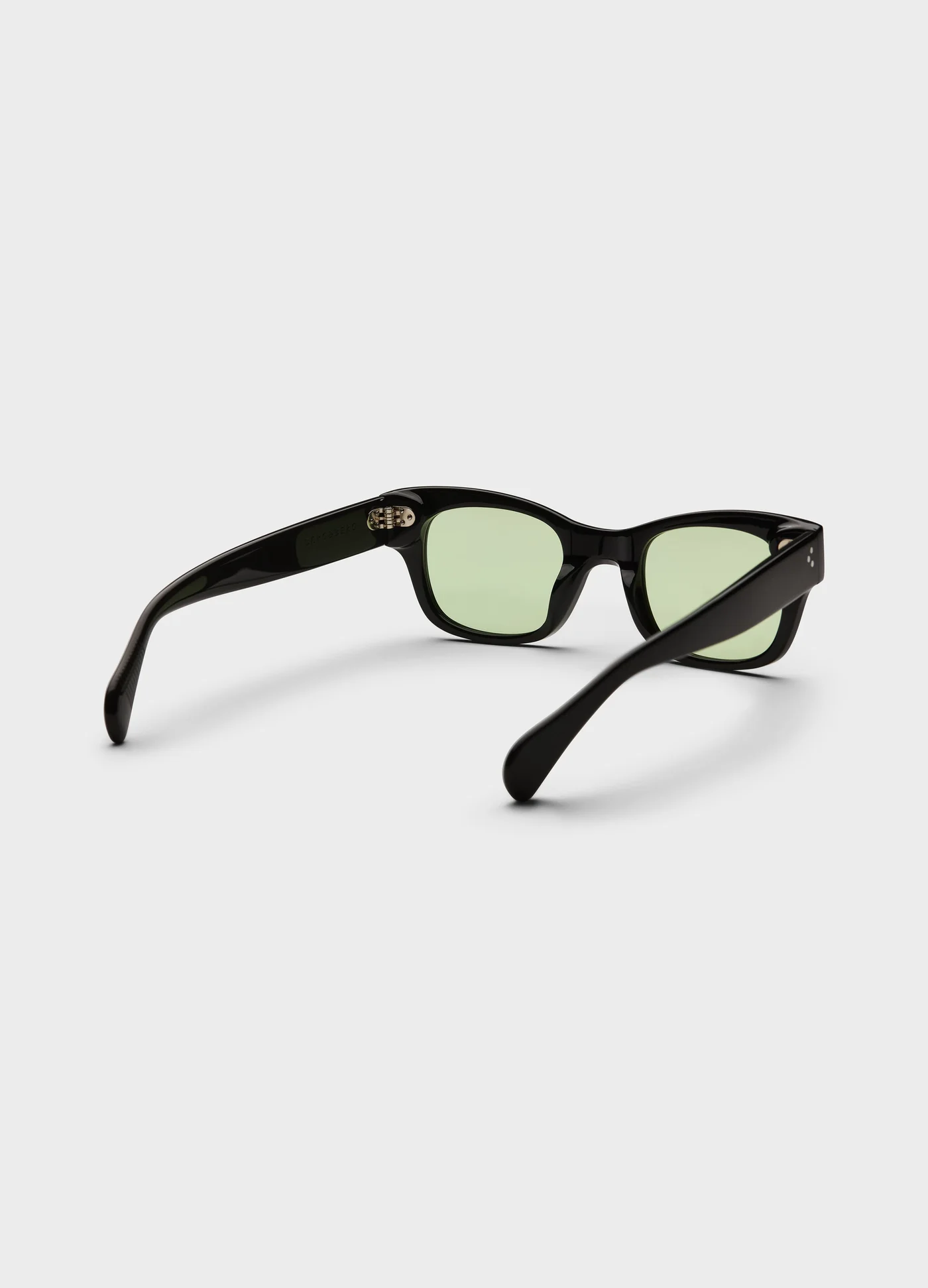 Gustav Sunglasses - Black/Green Lenses — view 3