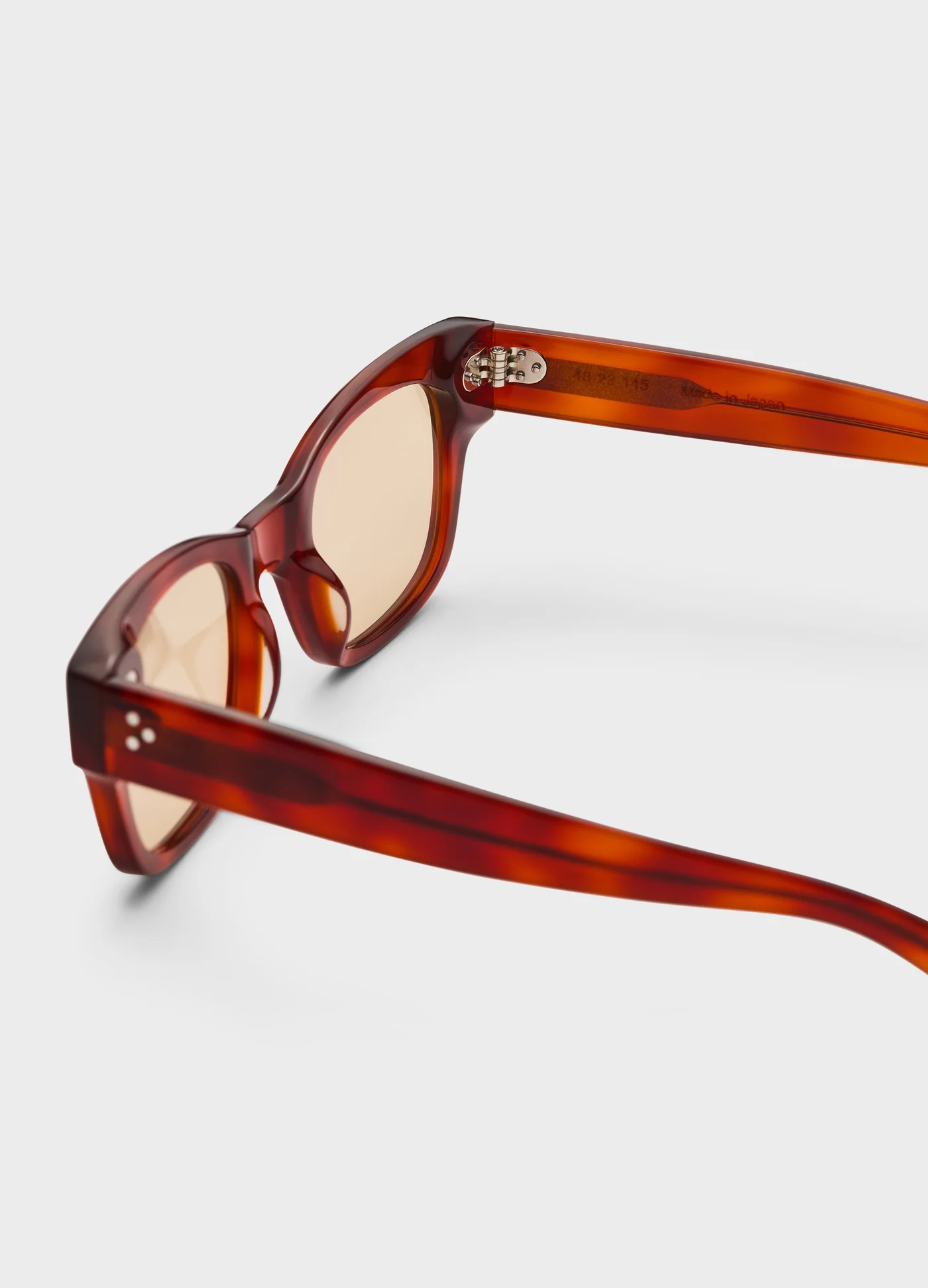 Gustav Sunglasses - Light Brown Tortoise/Brown Lenses — view 6