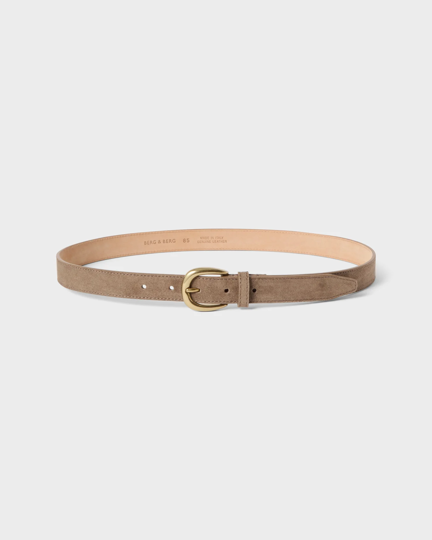 Suede Belt - Taupe