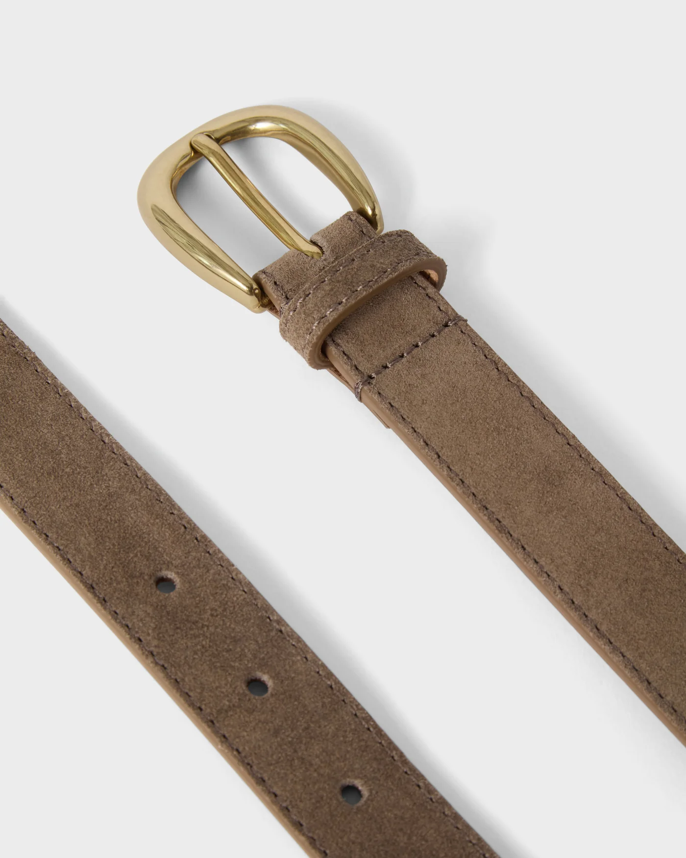 Suede Belt - Taupe — view 2