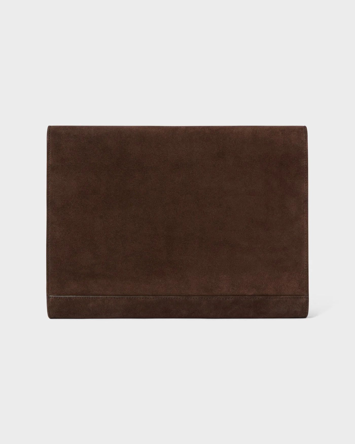 Suede Laptop Portfolio - Dark Brown — view 3