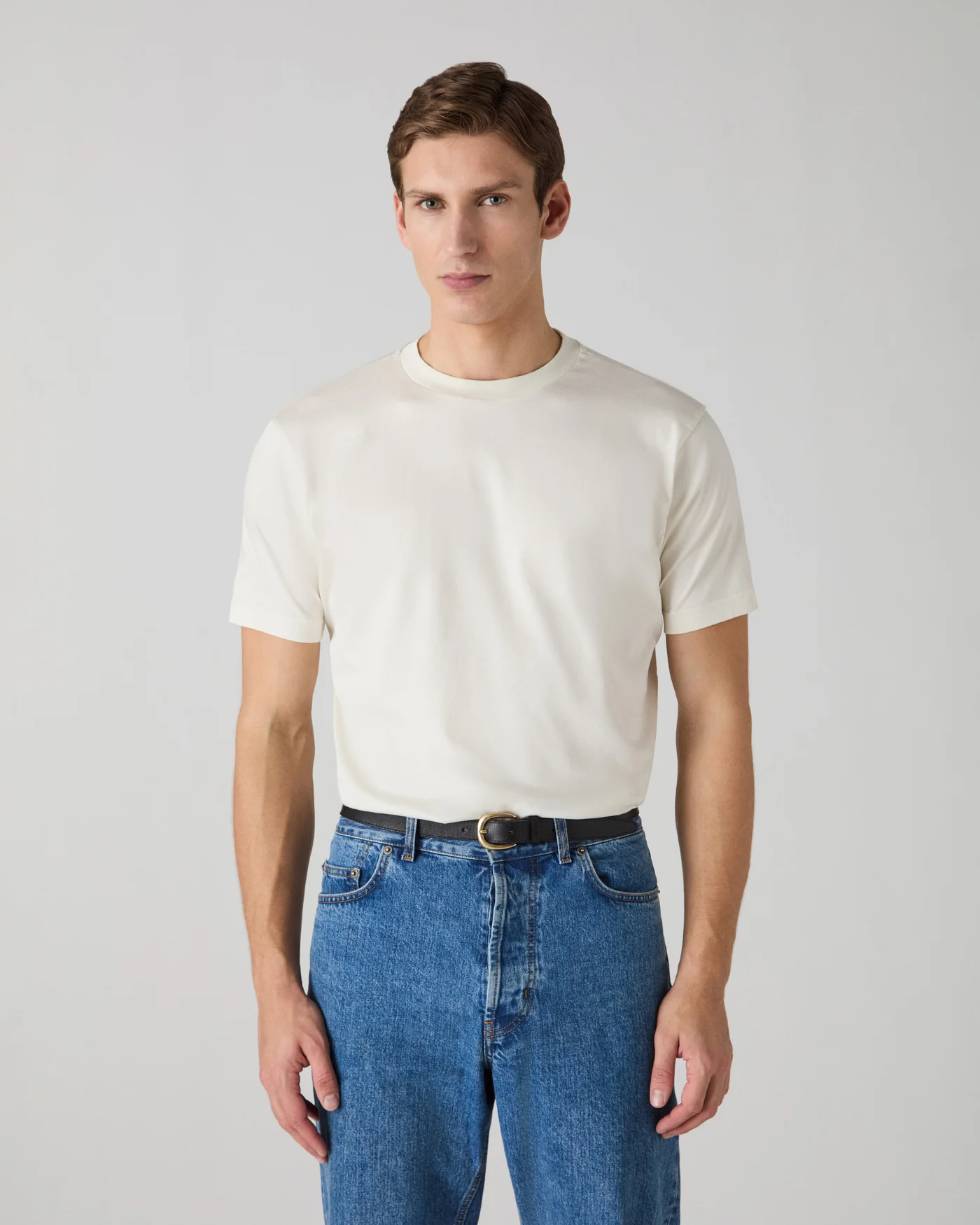 Tony Mercerized T-Shirt - White