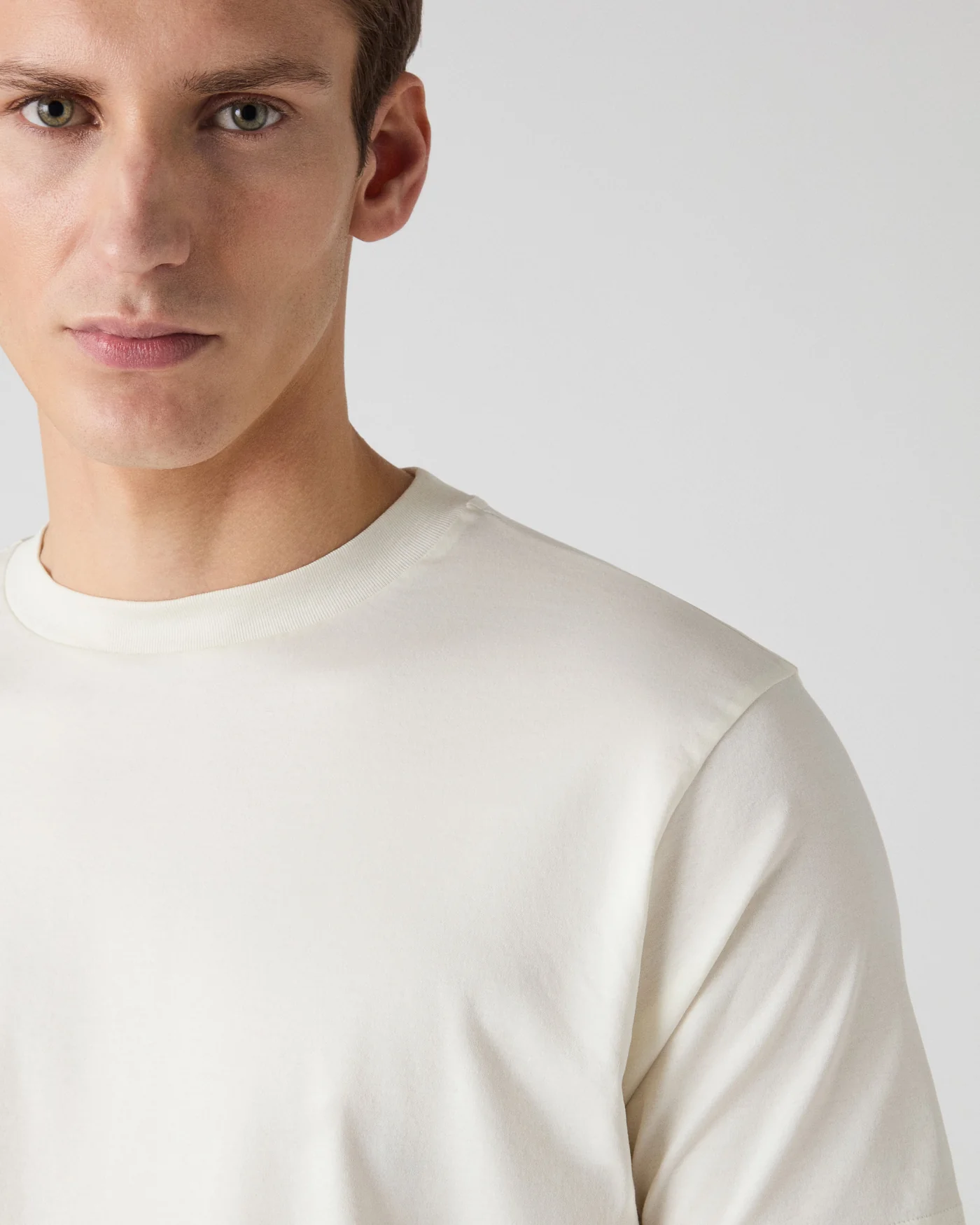 Tony Mercerized T-Shirt - White — view 2