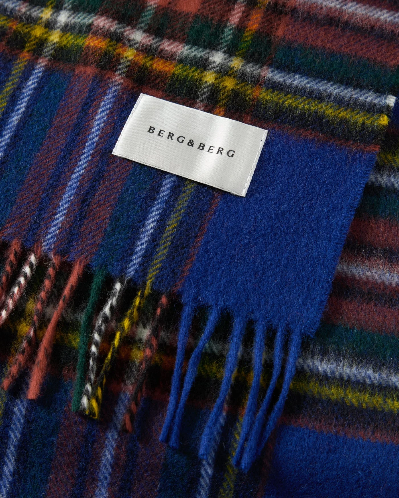Wool Scarf - Blue Stewart — view 2
