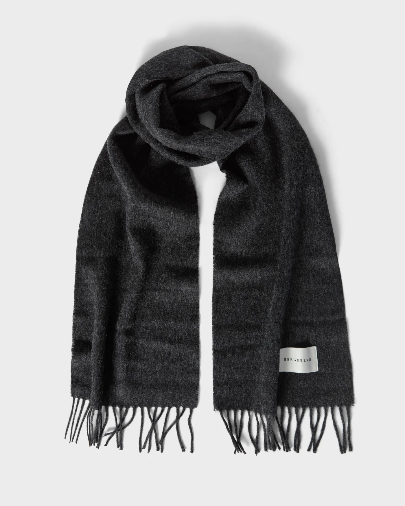 Wool Scarf - Dark Charcoal