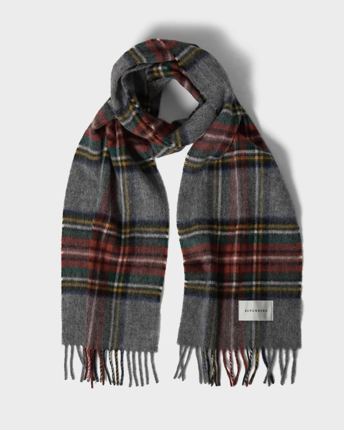 Wool Scarf - Grey Stewart