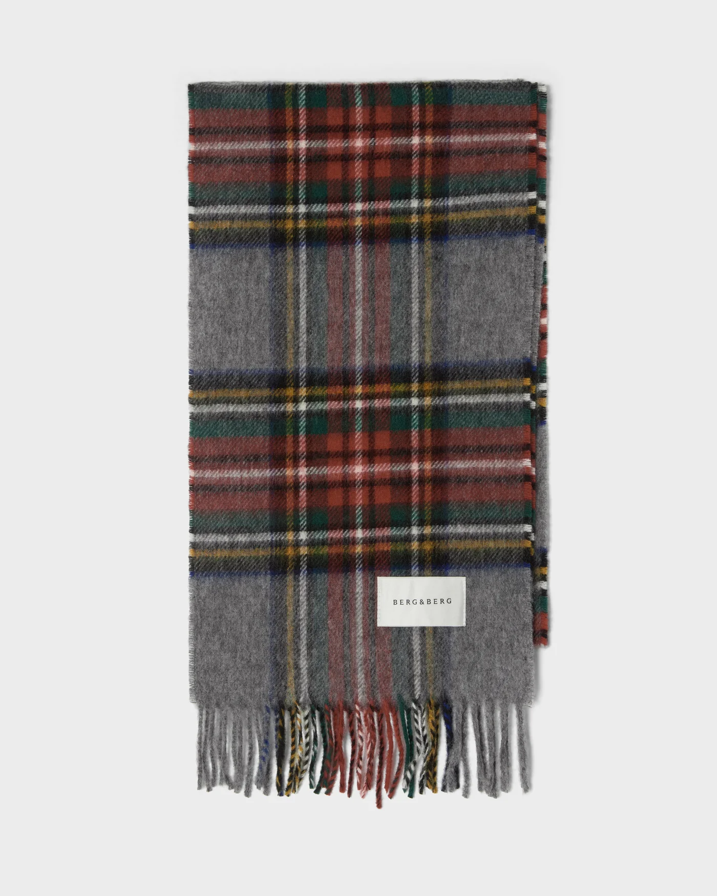 Wool Scarf - Grey Stewart — view 3
