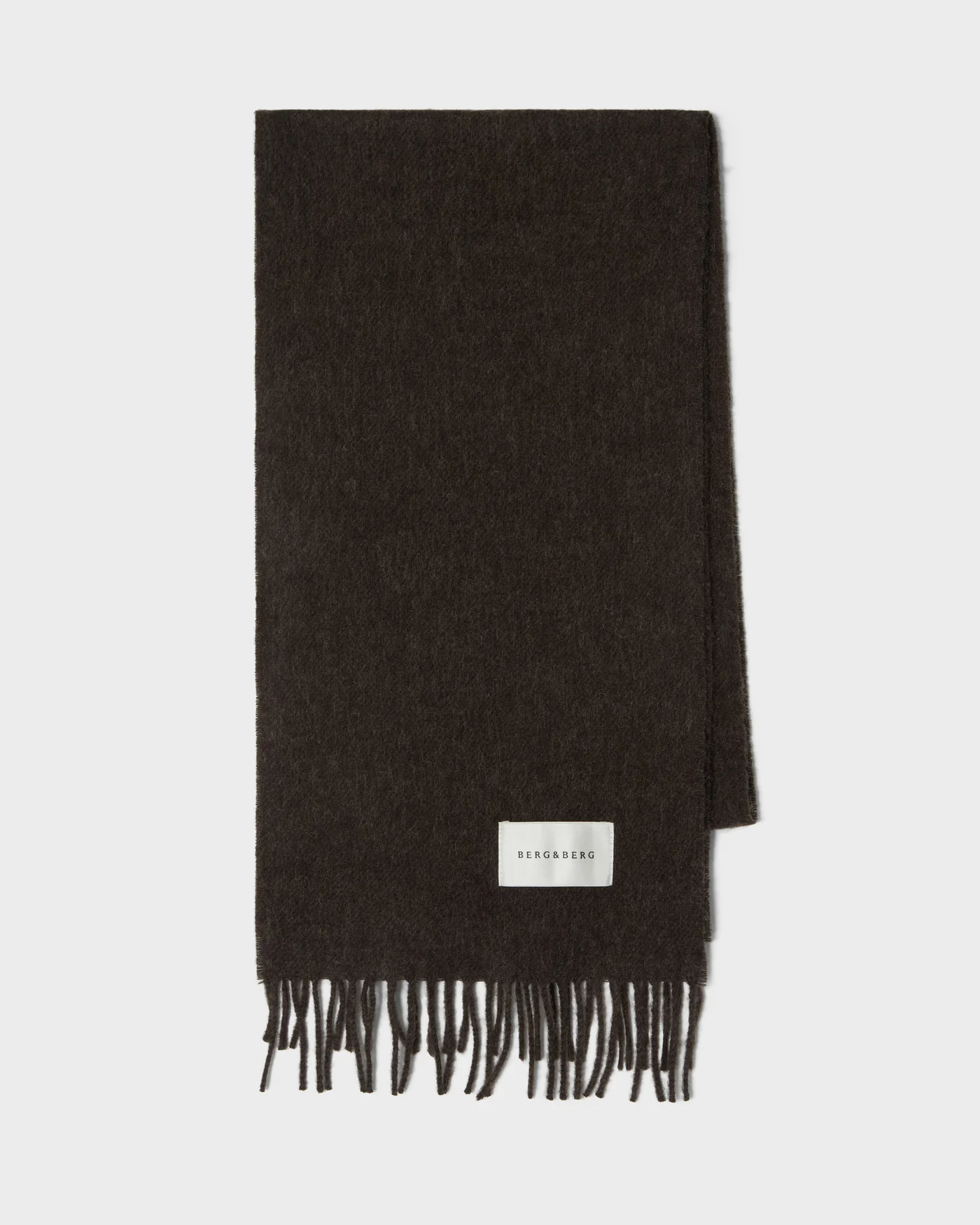 Wool Scarf - Mocha — view 3